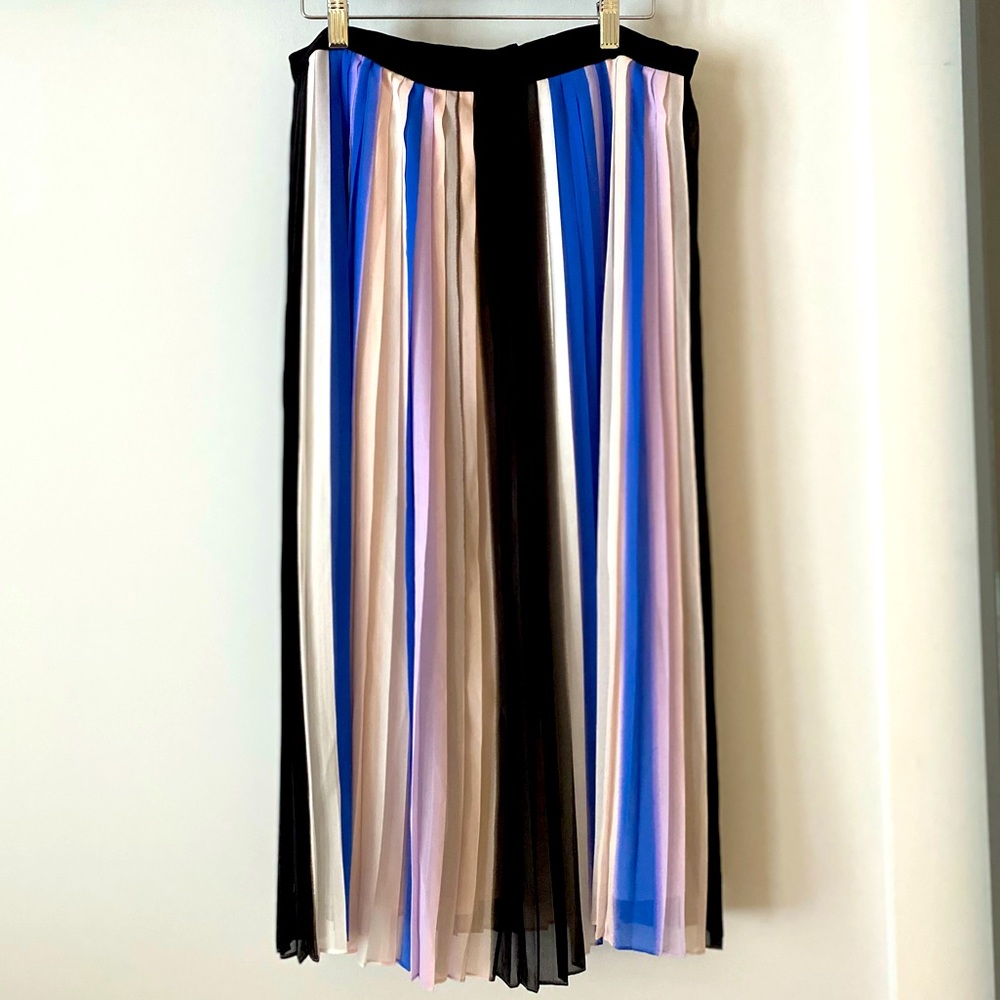 Club Monaco stripe midi skirt